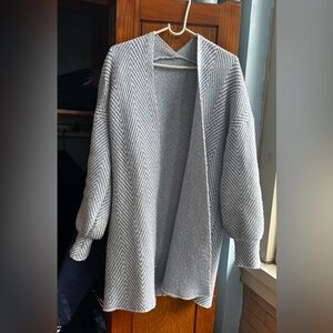 Emery Rose blue and white  Women's Sweater xl